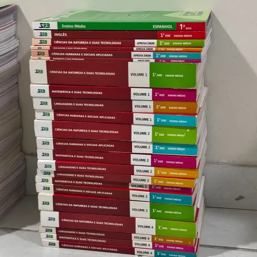 Livros didáticos 1° ano do ensino médio - coleção completa