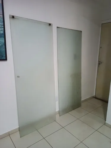 Pota de vidro divisória