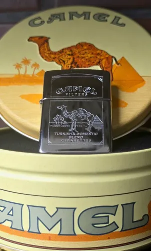 Zippo Camel Lata Metal Novo Lacrado 1995