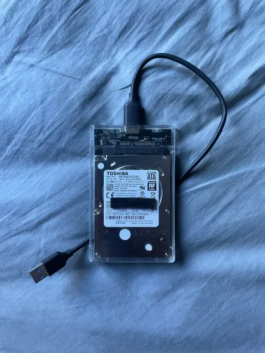 HD TOSHIBA 500GB COM CASE USB