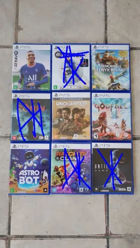 JOGOS PS5 VENDAS OU TROCAS A PARTIR DE 70 