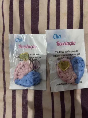Lembrancinha chá revelação