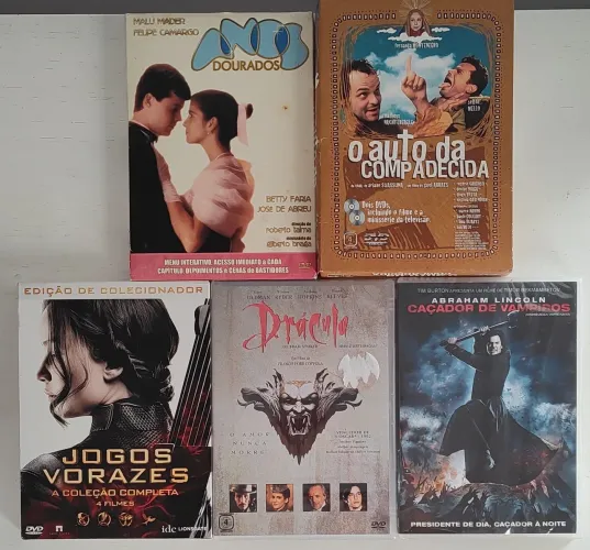 Lote Coleção com 29 DVDs - Clássicos, Animações e Séries (4 lacrados)