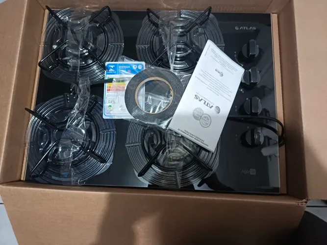 Cooktop atlas 4 bocas NOVO! COM NF ( NÃO FOI NEM TIRADO DA CAIXA)
