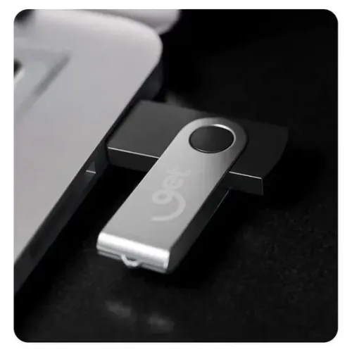 Pen Drive 64gb Get Usb 2.0 Preto *ENTREGA GRÁTIS*