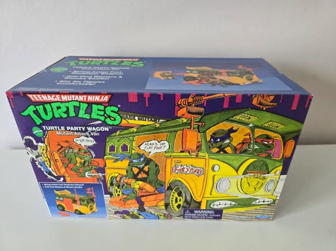 Tartarugas Ninja TMNT Party Wagon Playmates Lacrada (Relançamento)