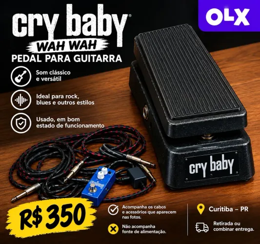 Pedal usado Cry Baby