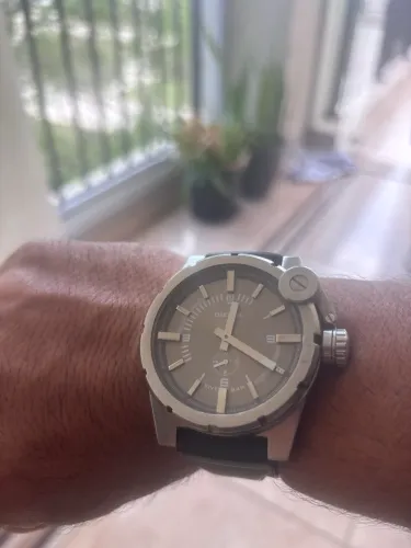 Relógio Diesel Master Chief Original 50mm DZ1206 Cinza - Bruto Oversized