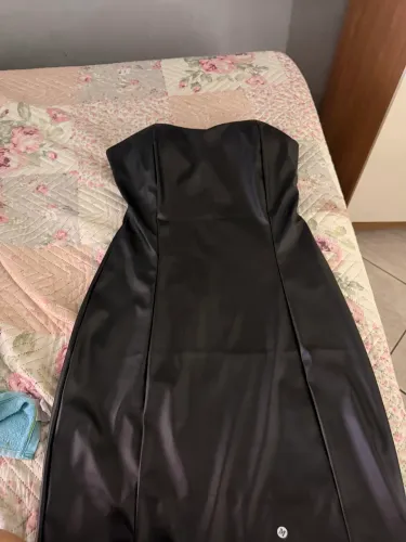 Vestido Couro tamanho G