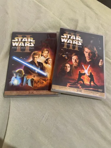 dvd star wars II e III