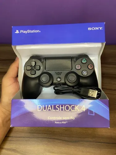 CONTROLE PS4 SONY PRETO