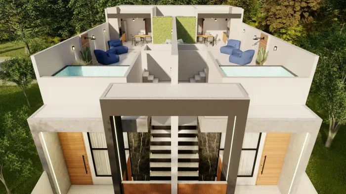 Casa 2 quartos com área gourmet e piscina em Vale das Palmeiras
