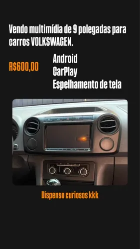 Multimídia 9 polegadas 