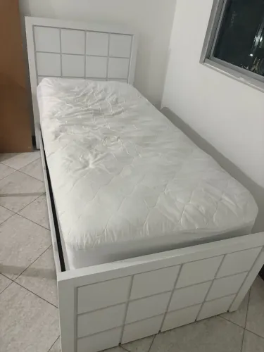 Bicama de solteiro com colchão