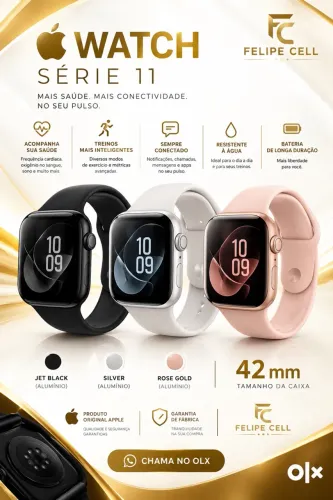 WATCH SÉRIE 11 42MM 3 CORES DISPONÍVEIS