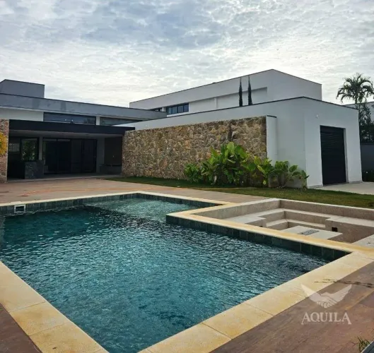 CASA TÉRREA COM 4 DORMITÓRIOS - PISCINA - ESPAÇO GOURMET - CONDOMÍNIO ECOFAZENDA JEQUITIBÁ