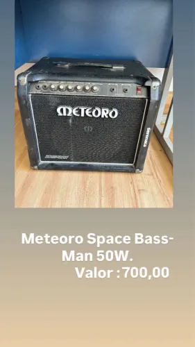 Caixa som meteoro space bass
