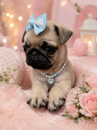 Pug fêmea