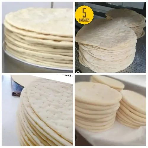 Discos de pizza tamanhos Grande e Familia 