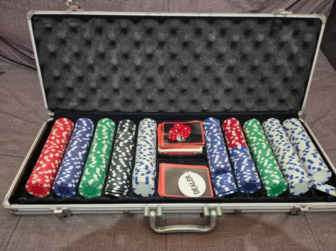 Maleta de fichas de Poker
