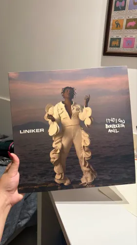 vinil liniker indigo borboleta azul