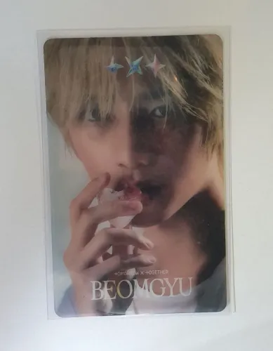 Photocard OFICIAL KPOP TXT Beomgyu Sanctuary Angel VER
