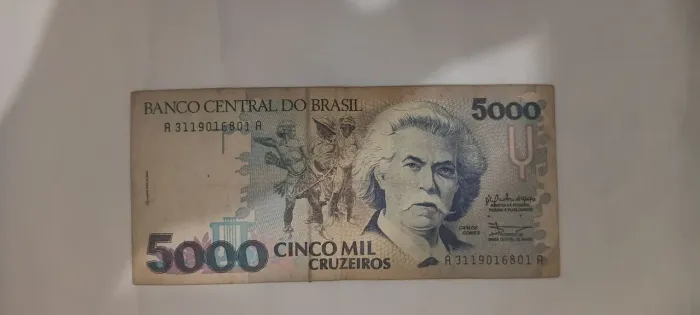 Nota de 5000 Cruzeiros