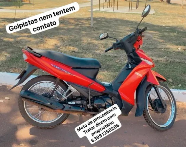 YAMAHA CRYPTON 115 2011 - OPORTUNIDADE - GOLPISTA NEM TENTEM CONTATO MOTO ECONÔMICA
