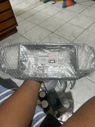 Moldura 2 Din 9 Polegadas Vw Amarok 17/21 Preta Fiamon