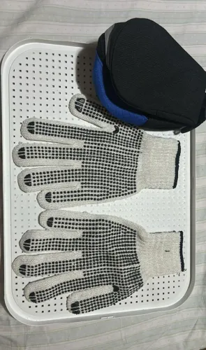 Kit luva e bolsa selim para bike