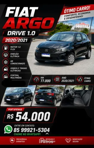 Fiat Argo Drive 1.0 6V Flex 2021