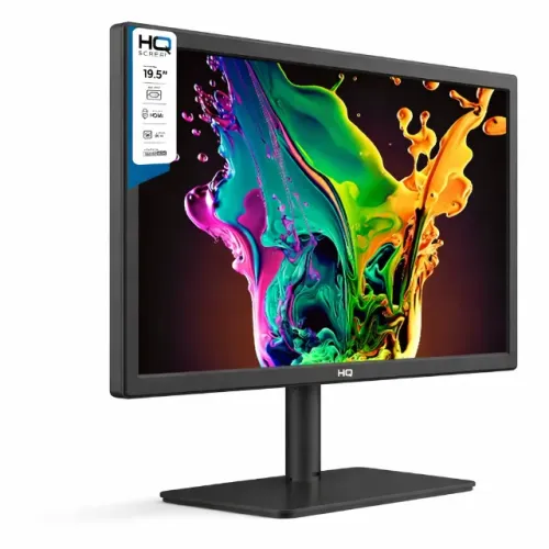 Monitor HQ M20HQ 19.5" LED Widescreen 75Hz HD HDMI VGA VESA Preto pode retirar no local em