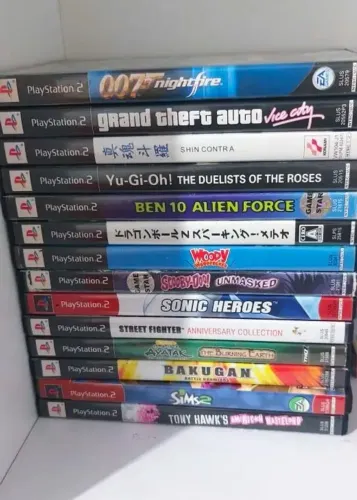 Lote Jogos de PS2 Originais - 14 Jogos