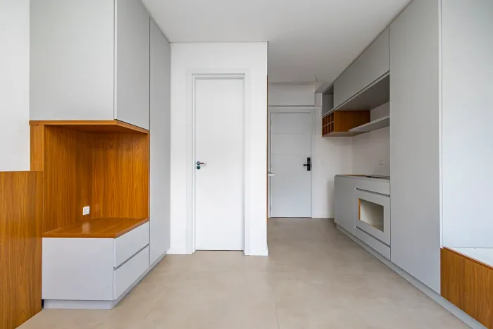 Studio com 41,56 m² de área total, no Água Verde