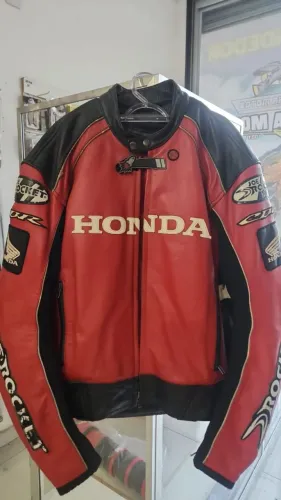 *Título:* Jaqueta Couro Joe Rocket Honda CBR Oficial - Tam [coloque o tamanho]<br><br>