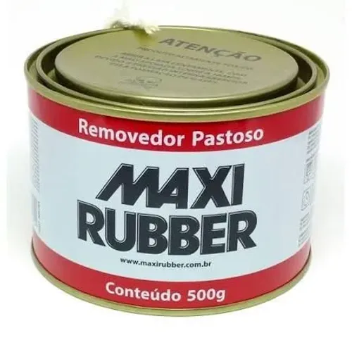 Removedor de tinta Pastoso Maxi Rubber 500g Nova a pronta entrega