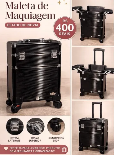 Maleta de Maquiagem Profissional