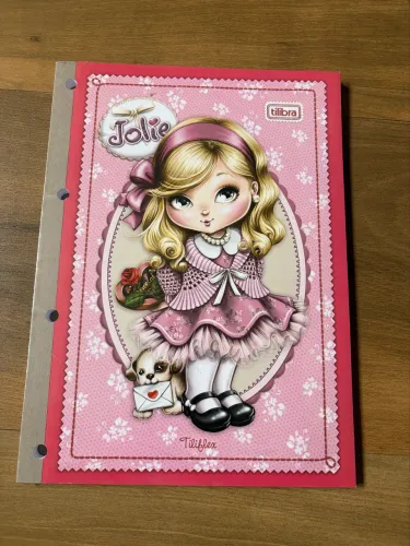 refil fichário tilibra jolie 96 folhas personalizadas