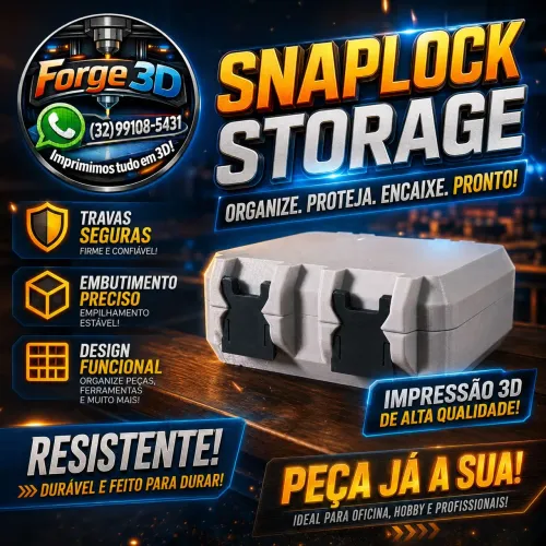 Caixa Com Trava Snaplock