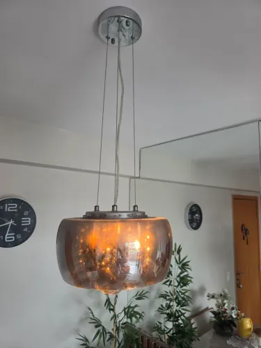 Lustre luxo luminária