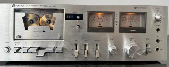 Tape Deck Polyvox CP-750D - Muito Novo -100% Revisado