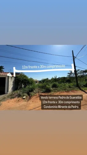 VENDO TERRENO GRANDE EM PEDRA DE GUARATIBA (Condomínio Mirante da Pedra)