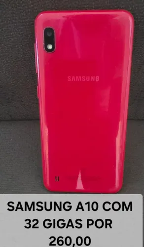 Samsung A10 com 32 Gigas