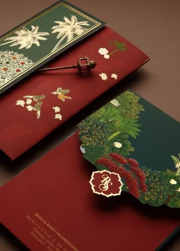 Design de convites de casamento ou aniversário (alto nível)