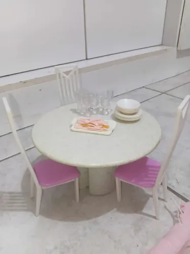 Acessórios casa da Barbie