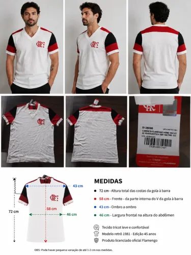 Camisa Flamengo Original - GG - Nova com Etiqueta Tricot Retrò