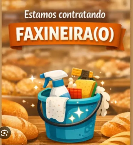 Contrata-se faxineira(o)