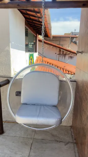 Poltrona Bubble Chair Acrilico / Cadeira Balanço