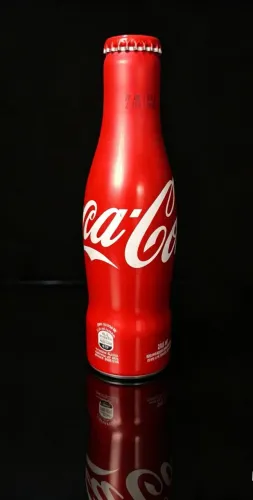 Garrafa Coca cola, comemorativa, alumínio, lacrada.