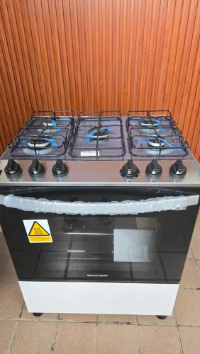 Fogão Brastemp 5B mesa em Inox | Novo sem uso